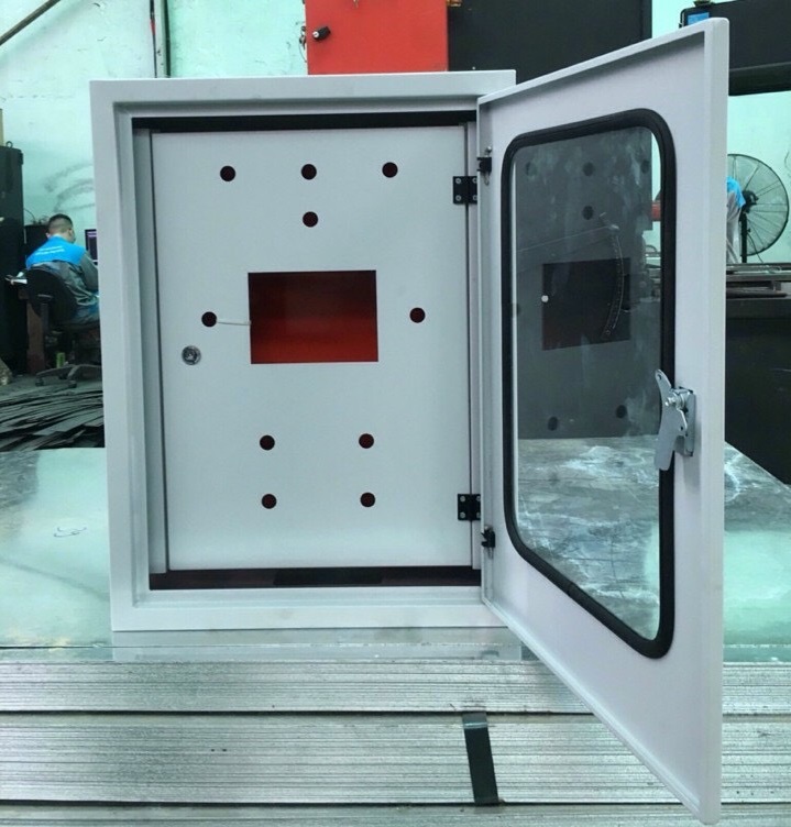 vỏ tủ điện ngoài trời 2 lớp cánh