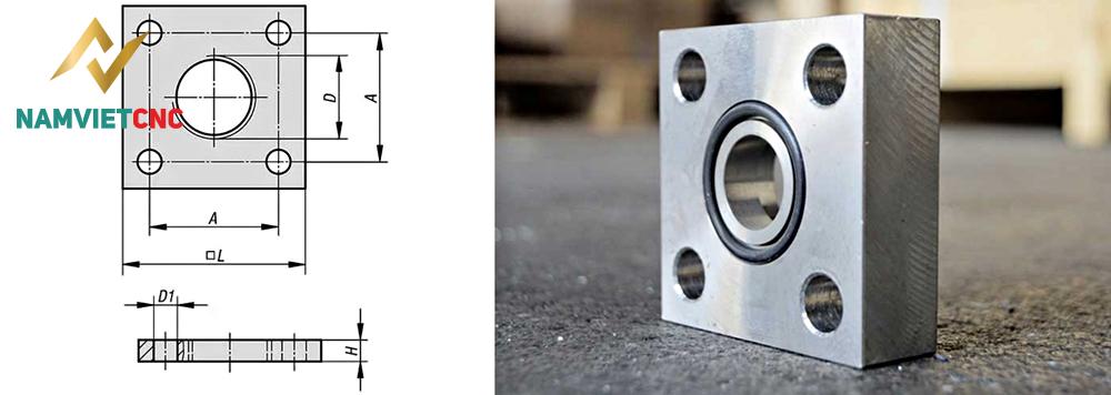 mua mặt bích thép vuông giá rẻ